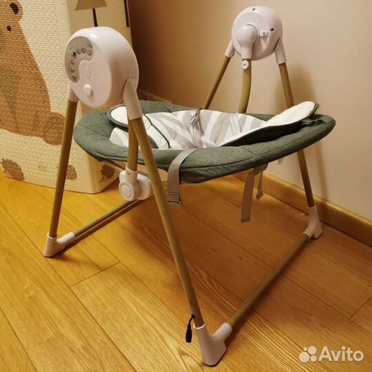 Детские электро качели кокон зевушка для младенца