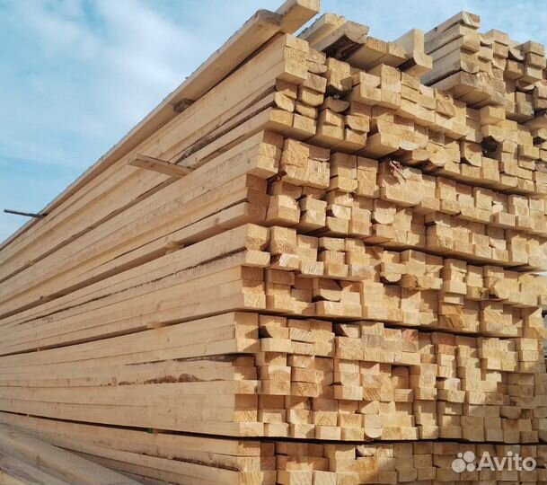 Доска обрезная хвоя (сосна и ель) 25x100x6000 гост