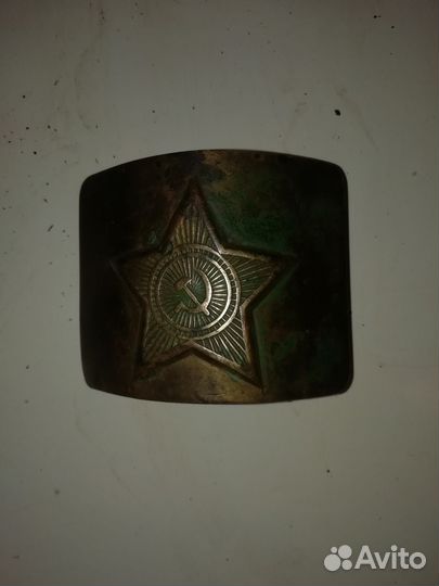 Пряжка для ремня латунь