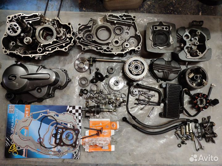 Двигатель stels flame 200, разбор