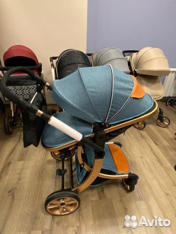 Коляска 2в1 Luxmom + сумочка