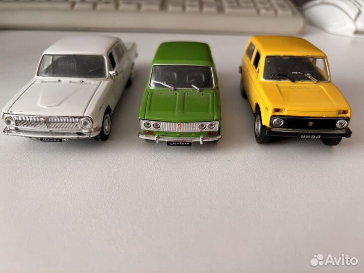 Машинки коллекционные жигули, москвич