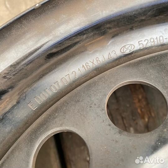 Диски на hyundai creta r 16