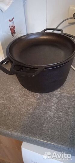 Казан чугунный 4 л