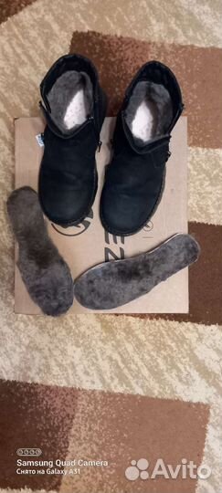 Ботинки кожанные зимние для мальчика, 35 размер
