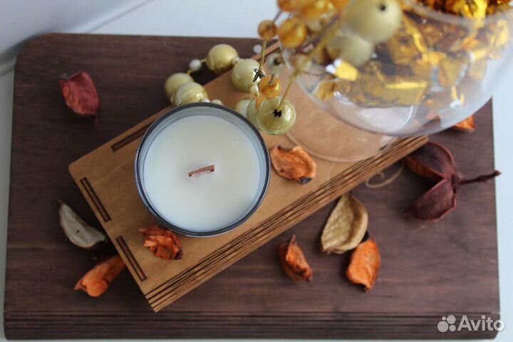 Ароматическая свеча ручной работы
