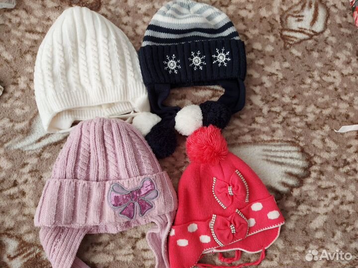 Детские шапочки для девочек