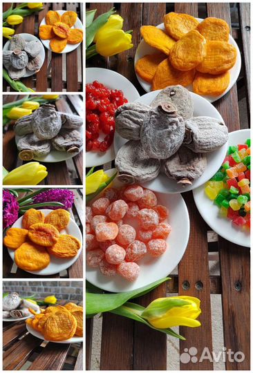 Цукаты, фрукты, конфеты в крафт упаковке, от 500 г