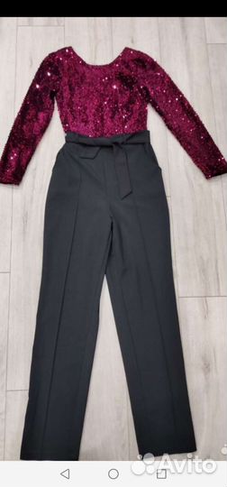 Комбинезон в пайетках