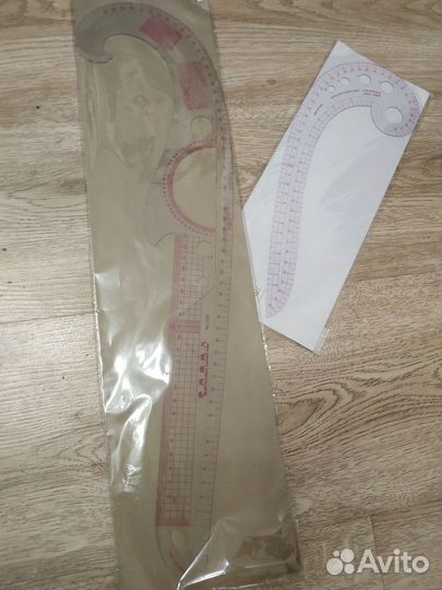 Лекало для шитья фигурное рыбка и улитка