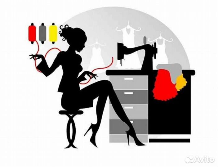 Швея портной в ателье