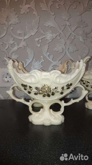 Подсвечник и конфетницы