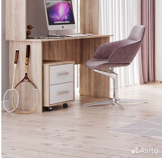 Бланка Стол письменный с тумбой