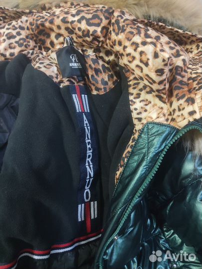 Пуховик anernuo для девочки 158 на -30