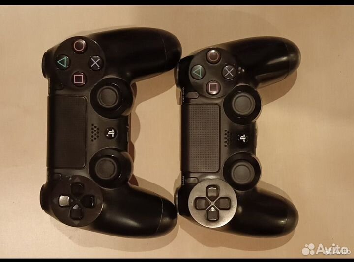 Игровая приставка ps4 slim с играми и 2 джостика