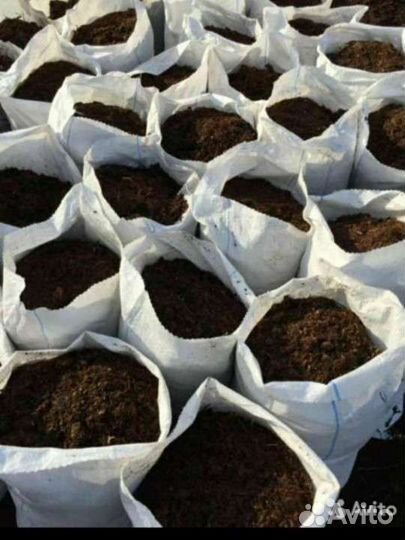 Навоз перегной в мешках