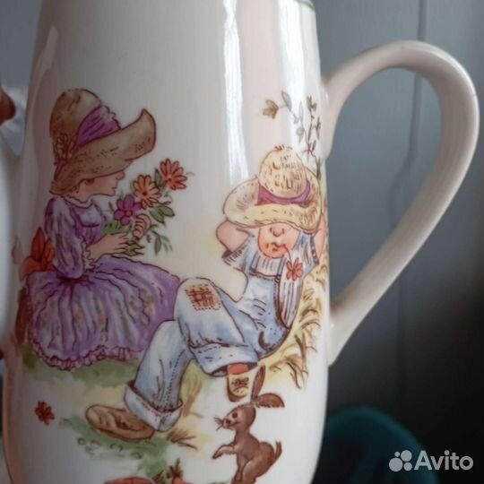 Кофейный детский сервиз гдр