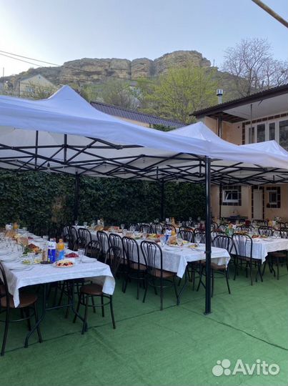 Прокат столов. Аренда шатров. Палатки