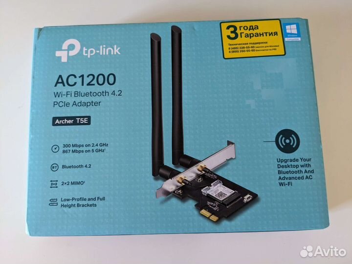 Wi-Fi адаптер + Bluetooth TP-link Archer T5E