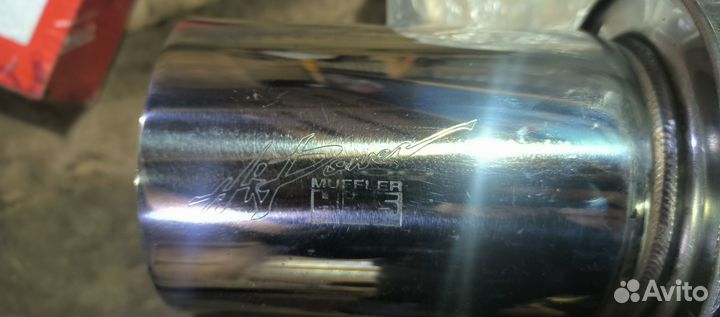 Глушитель прямоточный HKS Hi-Power оригинал