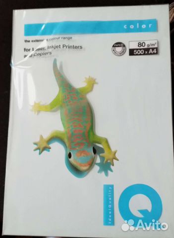 Цветная бумага IQ Color 500хА4 Mondi Австрия пачки
