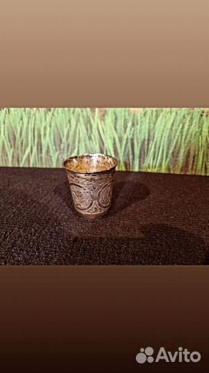 Рюмка Антиквариат Серебро 1874г