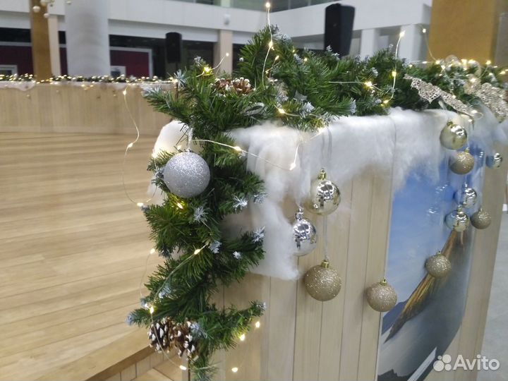 Светодиодная гирлянда, 50 м - 500 led, 8 режимов