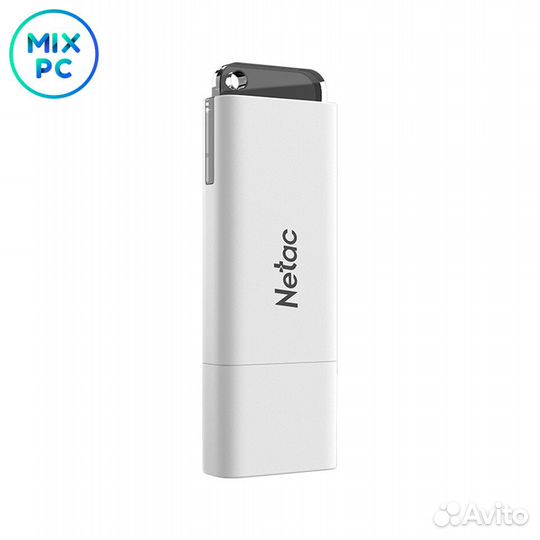 Флеш Диск 128GB Netac U185 White USB 2.0