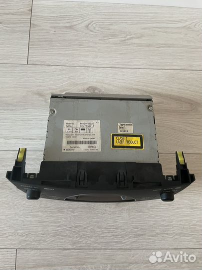 Штатная магнитолла toyota rav4 2008