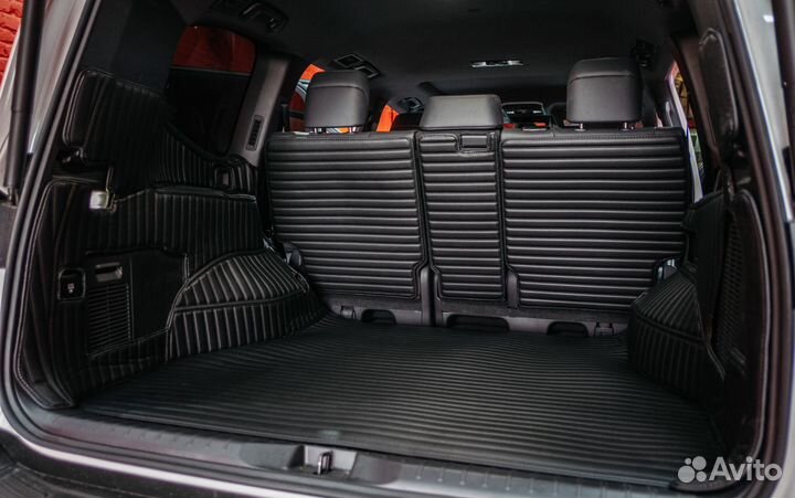 3D коврики из экокожи Toyota LC 300