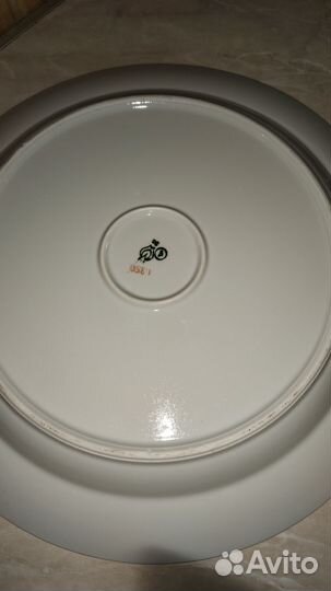 Блюдо большое, чайник