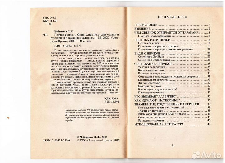 Певчие сверчки Чебыкина