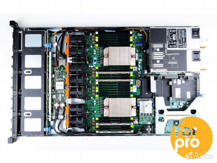 Сервер dell R620 8SFF 2xE5-2680v2 112GB, H710