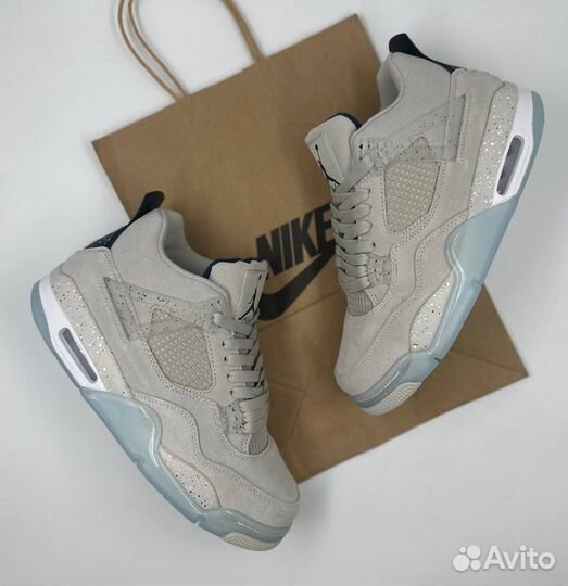 Замшевые Nike Jordan 4 Retro