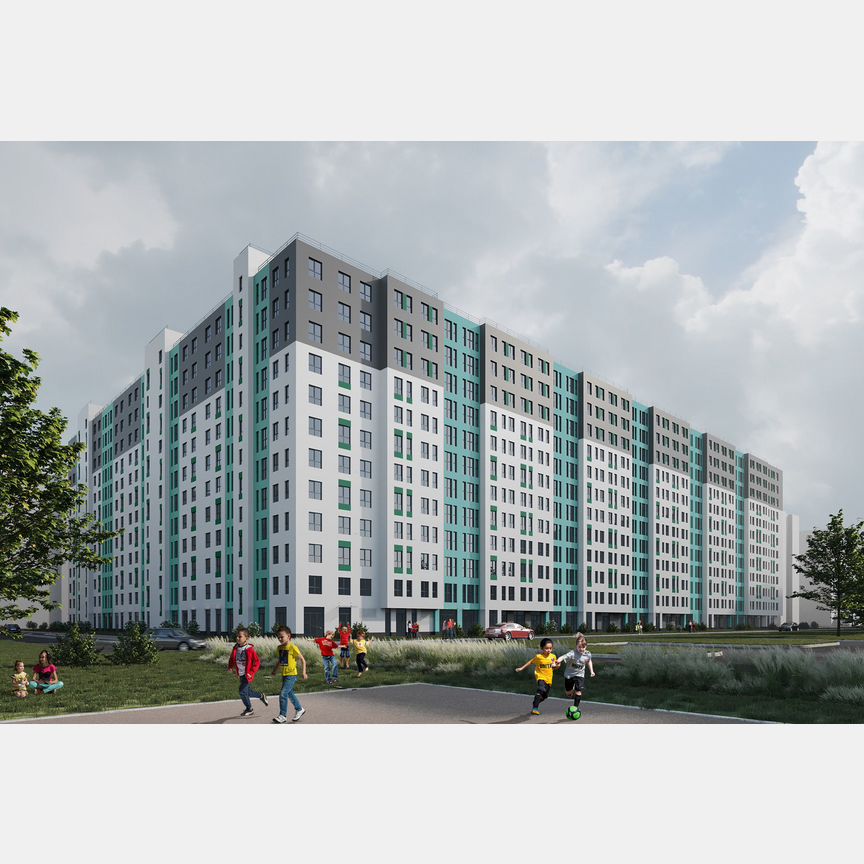 2-к. квартира, 51 м², 3/12 эт.