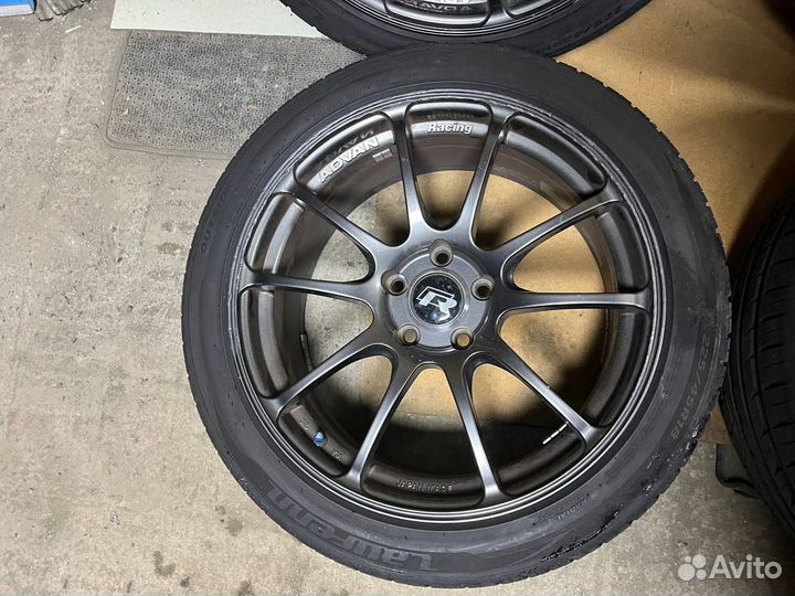 Диски Advan Racing RZ R18 5X112 оригинал + резина