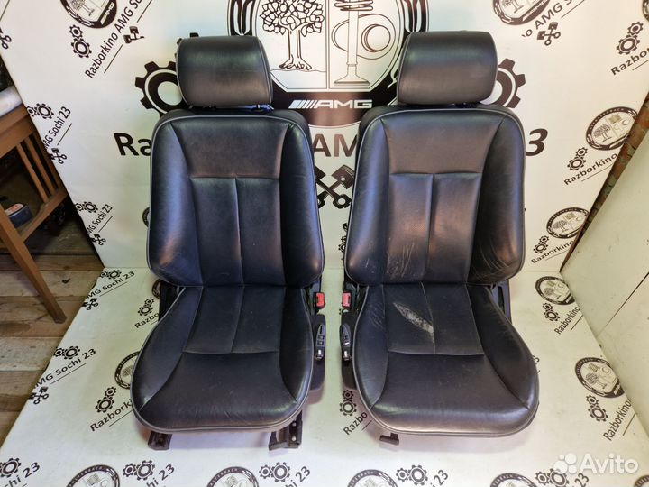 Сиденья кожа полу автомат для Mercedes W210