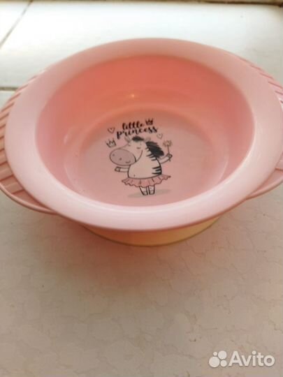 Тарелка детская на присоске,500 мл Little princess