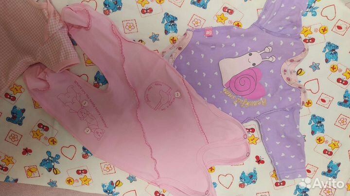 Детские вещи пакетом на девочку от 0 до 9 месяев