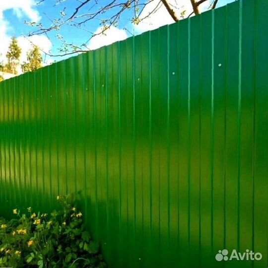 Забор из профнастила