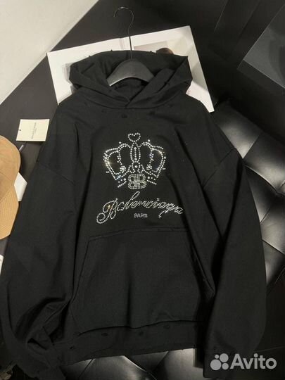 Худи balenciaga оверсайз