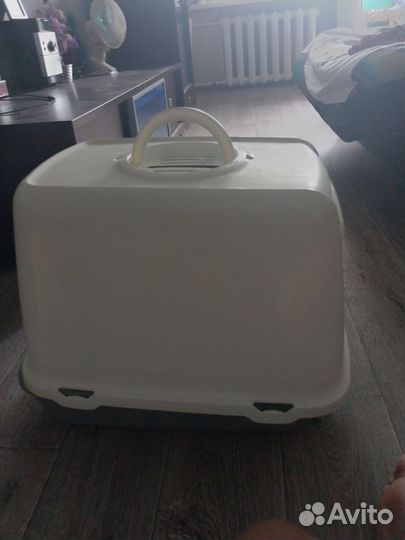 Закрытый лоток для кошек большой