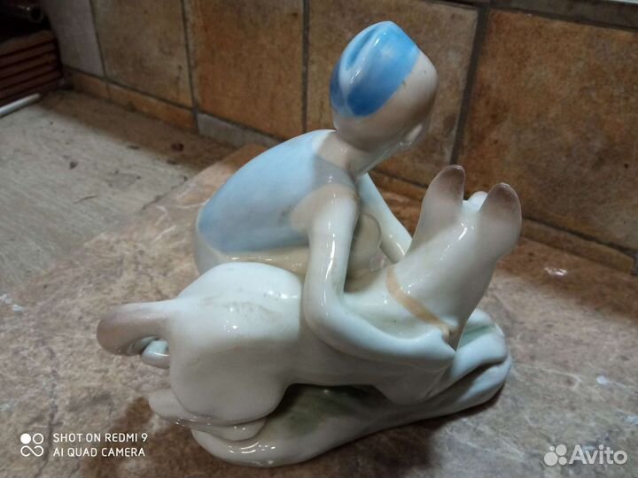 Юный пограничник статуэтка 57г СССР