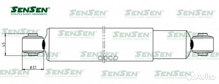 Sensen12140153 Амортизатор зад Grand Cherokee