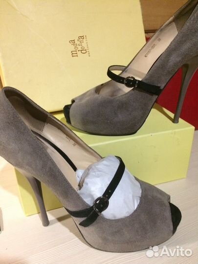 Туфли замшевые