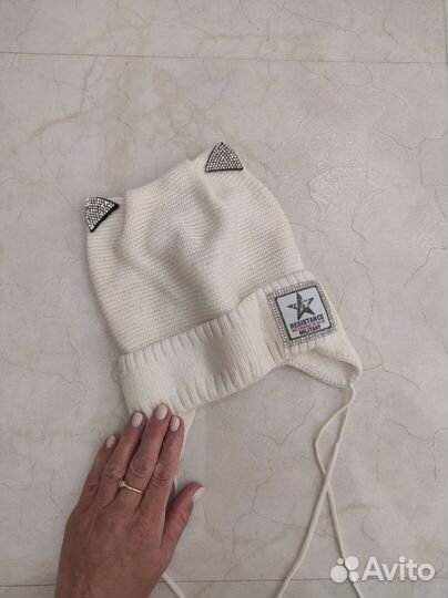 Шапка на девочку весна