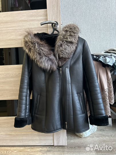 Дубленка женская короткая 44/46