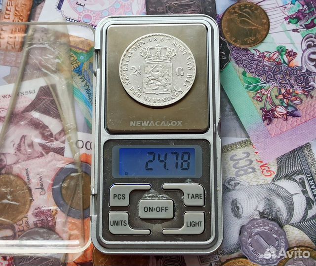 2 гульдена, 1867. Нидерланды. Серебро