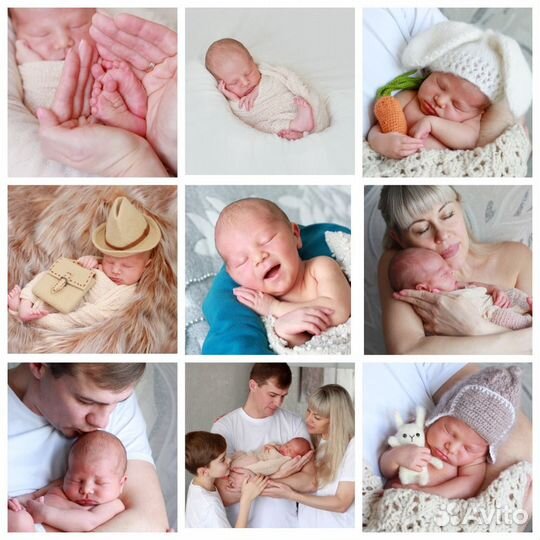 Фотосессия новорожденного/ньюборн съёмка с выездом