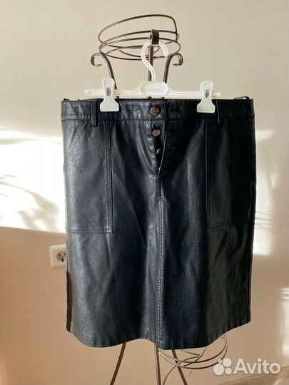 Кожаная юбка